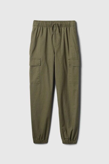Pantalòn Jogger Cargo Niño Olive Night