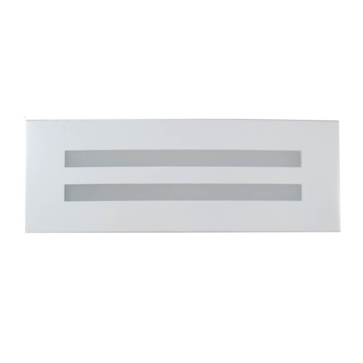 APLIQUE C/ ACRILICO SATINADO Y RANURA P/ 1 LUZ E27 