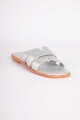 SANDALIA PADDOCK TRAPANI Plateado