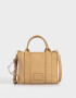 City Cartera City Cuerina - Marron Camel