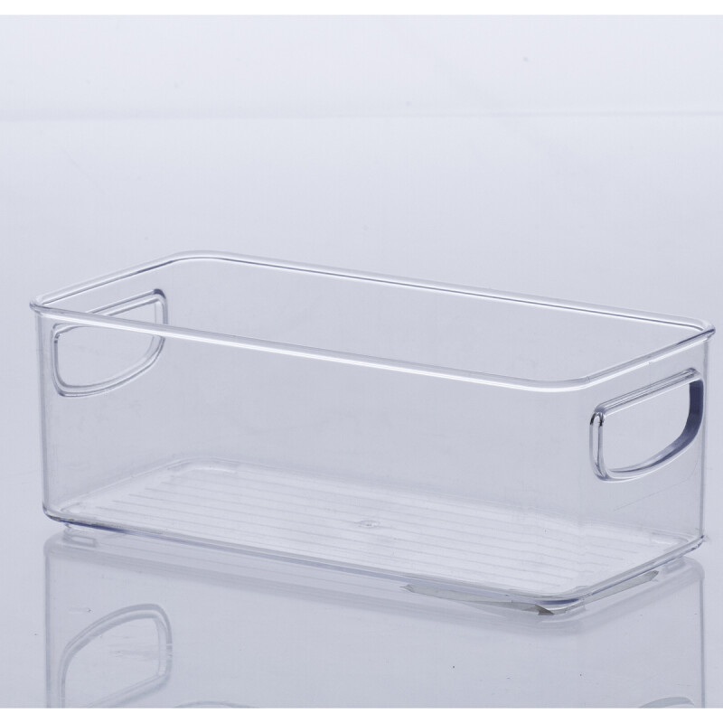 Caja organizadora acrílico rectangular P 23 cm TRANSPARENTE