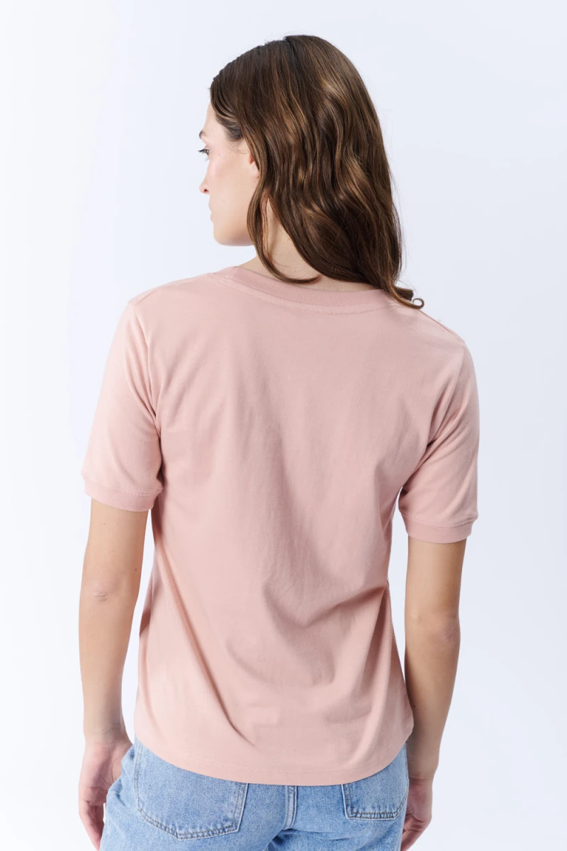 Remera manga corta básica Rosa