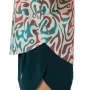Road All Over Print Ss Top - Mujer Birch