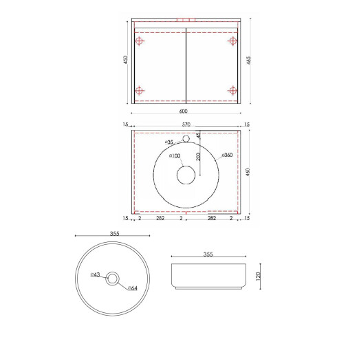 MUEBLE PELLINI EN MDF Y MELAMINA - COLOR MADERA GAMAS DE MADERA