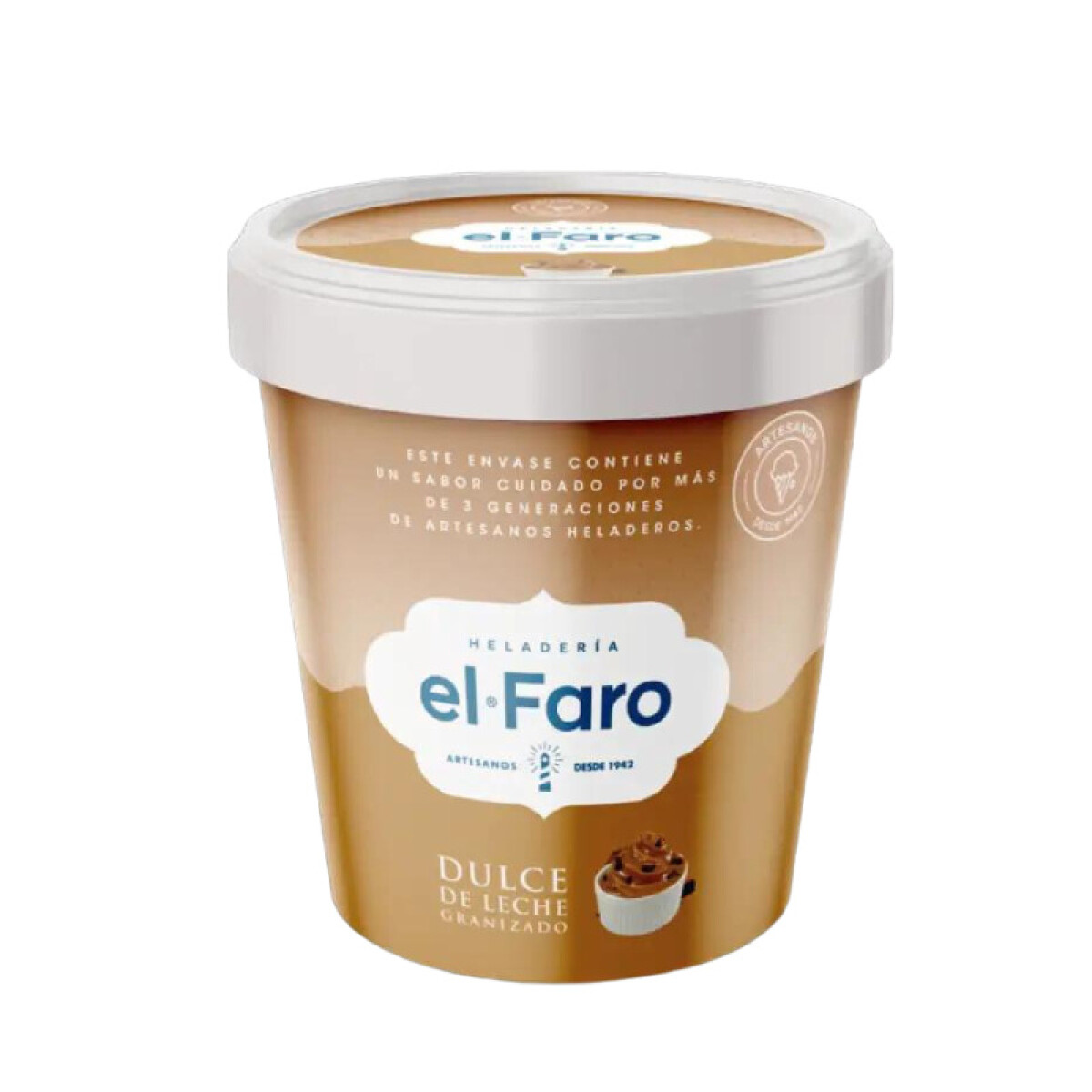 Helado El Faro Dulce de leche - 200 ml 