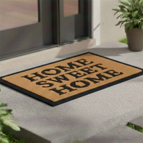 Felpudo Coco/Goma 40X60Cm H.1Cm Home Sweet Home