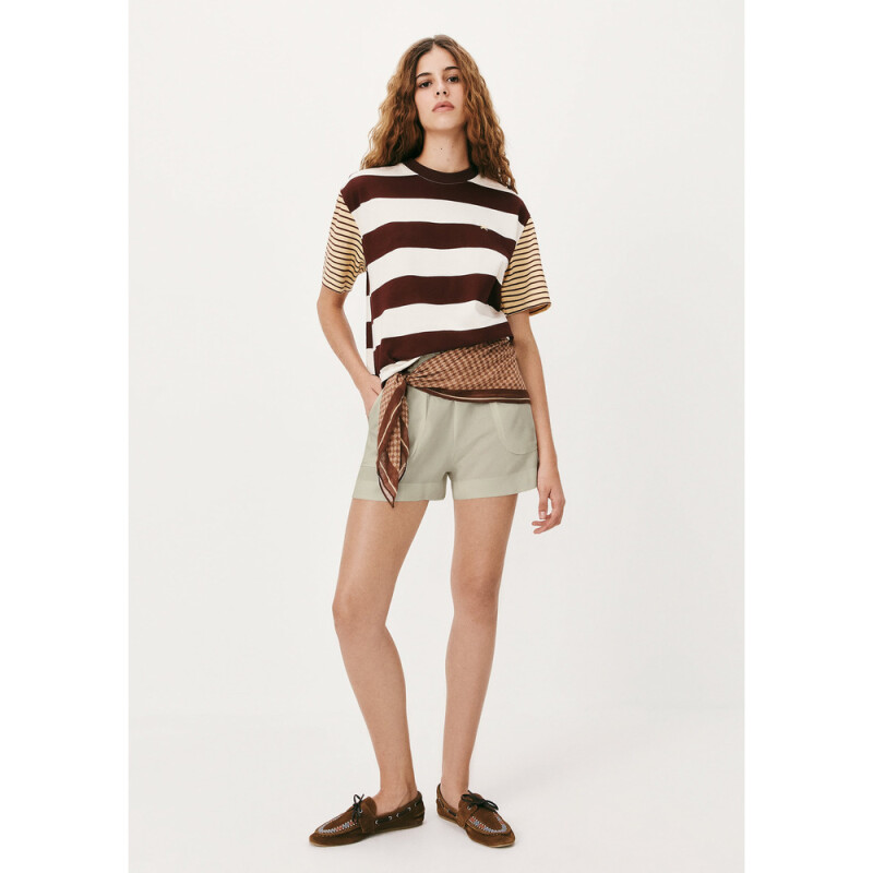 SHORTS FEM OLIVA CLARO