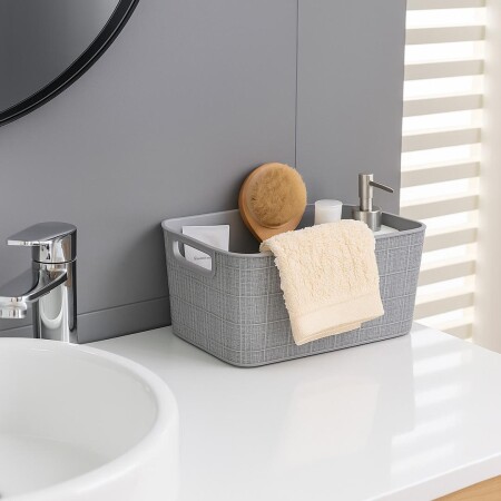 CESTO CANASTO ORGANIZADOR 12LTS 32X21X18CM CESTO CANASTO ORGANIZADOR 12LTS 32X21X18CM