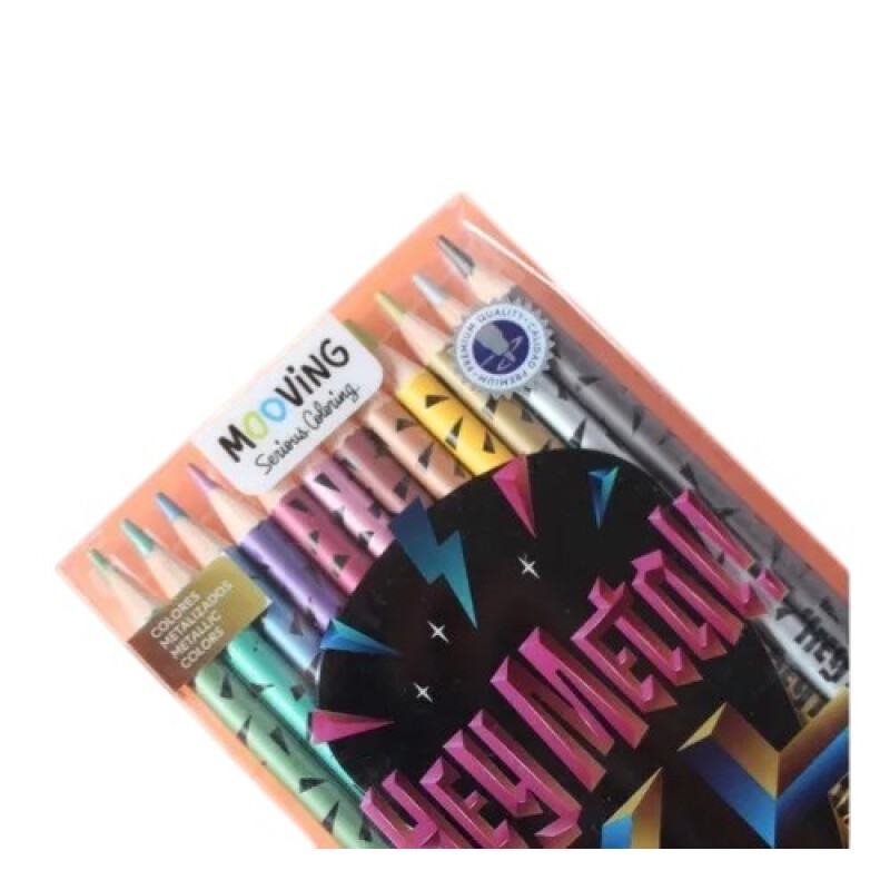Lápices Metalizados Mooving x12 Lápices Metalizados Mooving x12