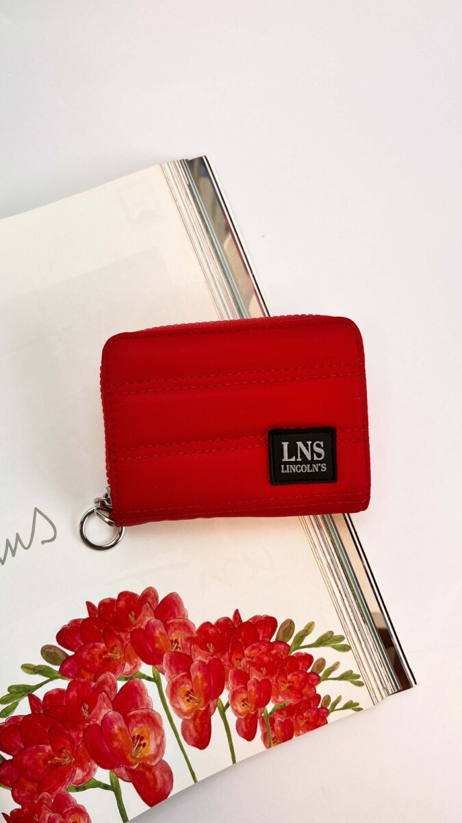 BILLETERA VERA - ROJO 