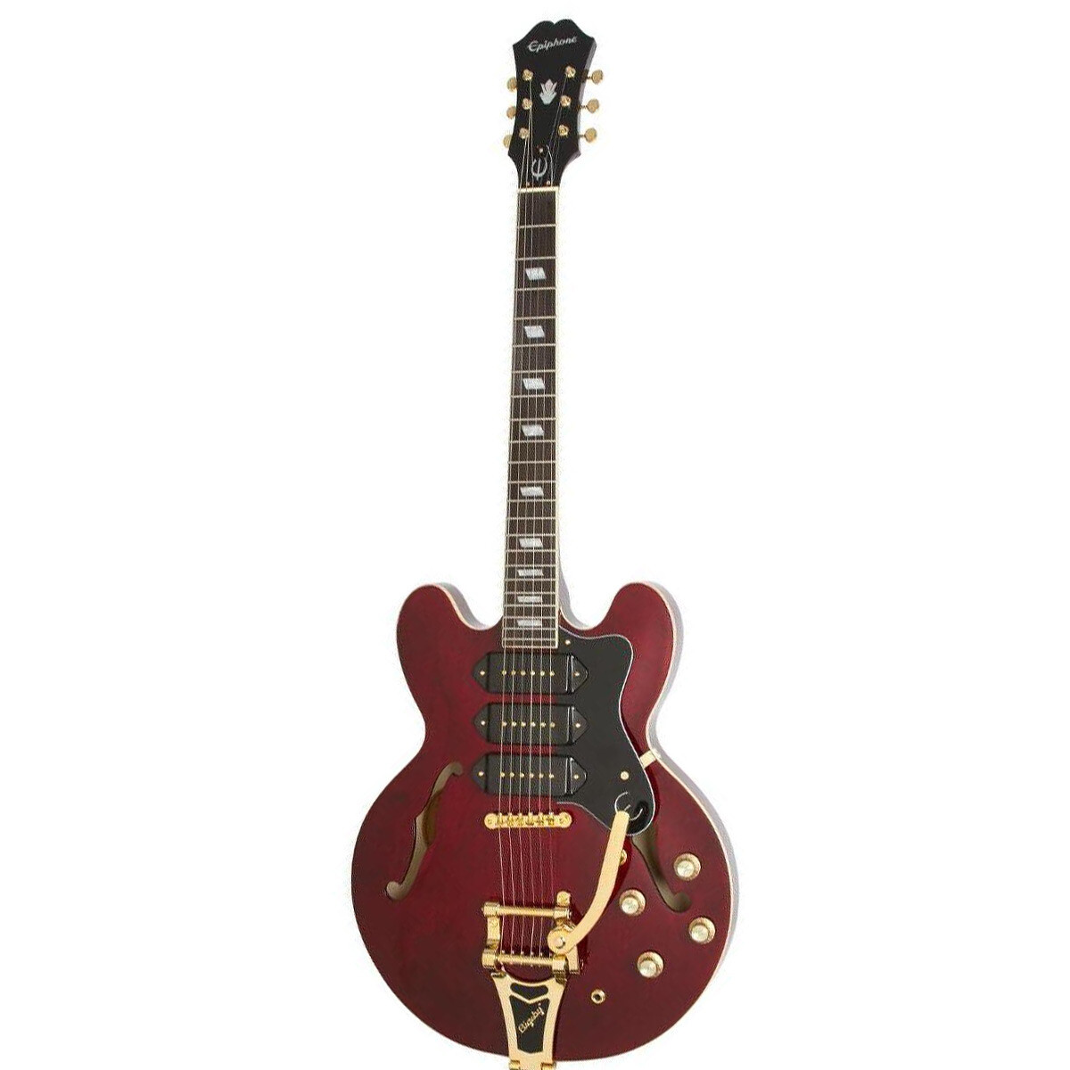 Guitarra Electrica Epiphone Rivera Custom P93 Red 