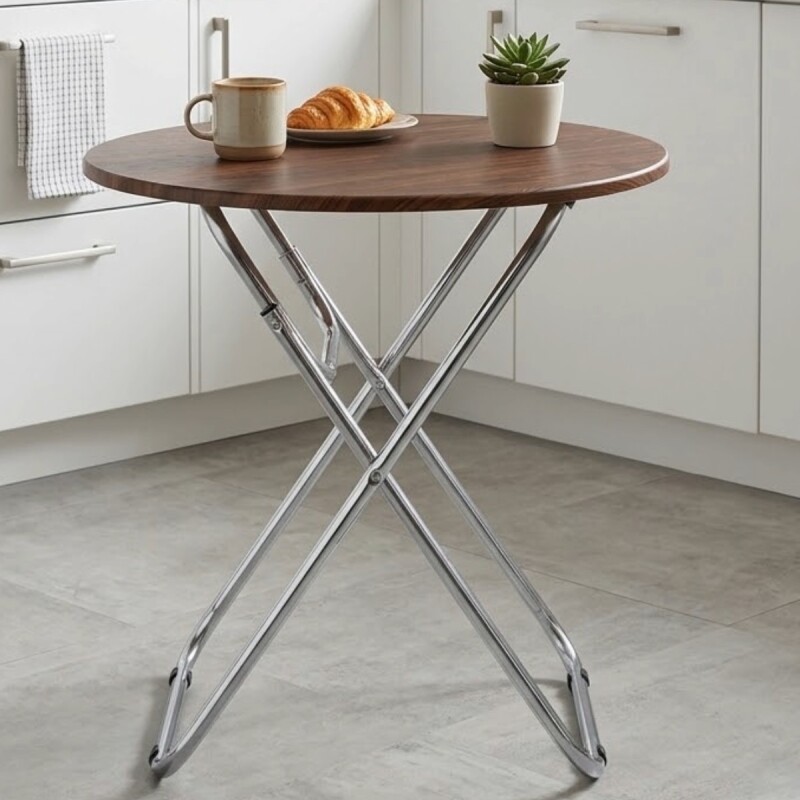 MESA AUXILIAR RED MARRON 60CM Unica