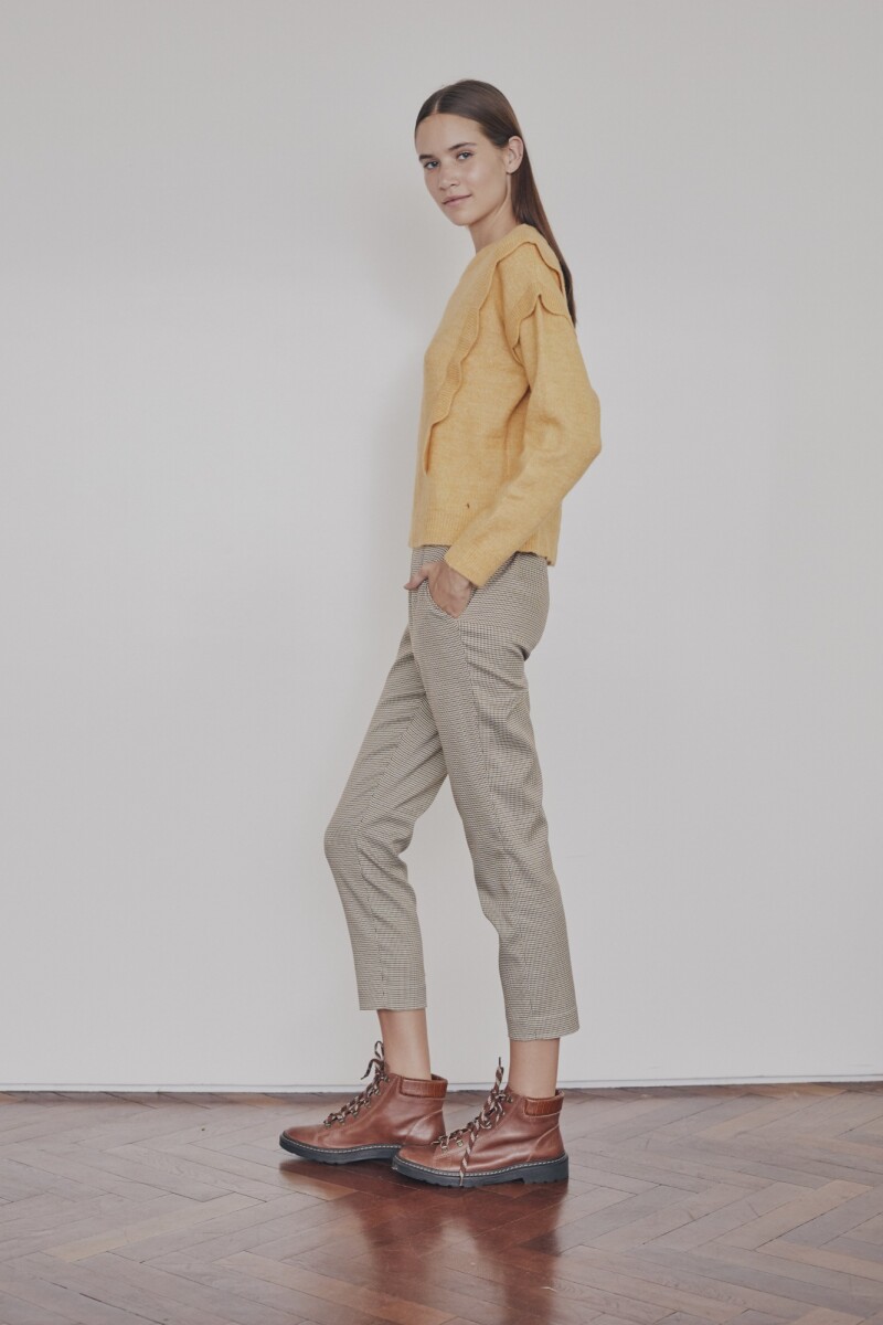 Pantalón Escocés Camel Camel
