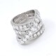 Anillo Oro 18K Blanco Y Brillantes De Joyeria Fasola Como Con Estuche Anillo Oro 18K Blanco Y Brillantes De Joyeria Fasola Como Con Estuche