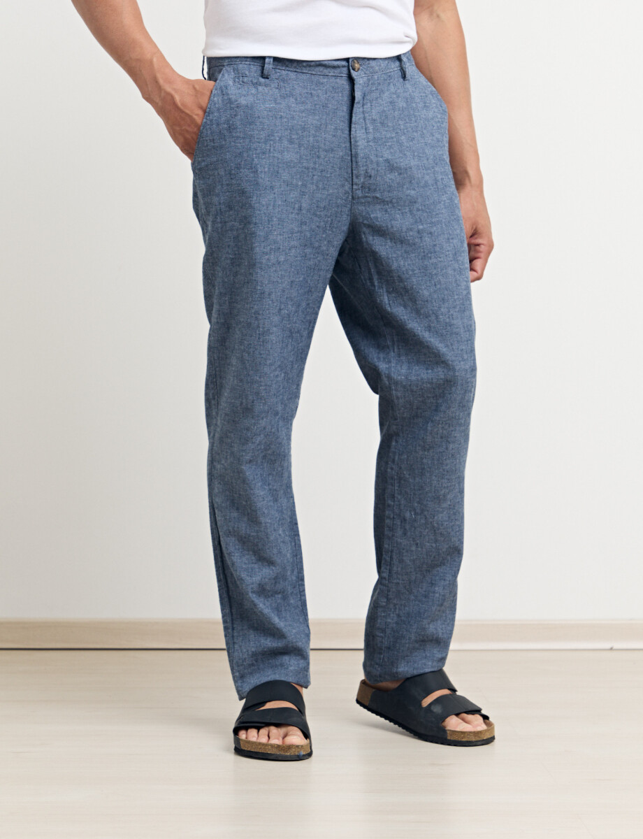 080577 PANTALON HARRY Azul Piedra