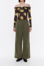 PANTALON CAMPANA PINZAS Kaki