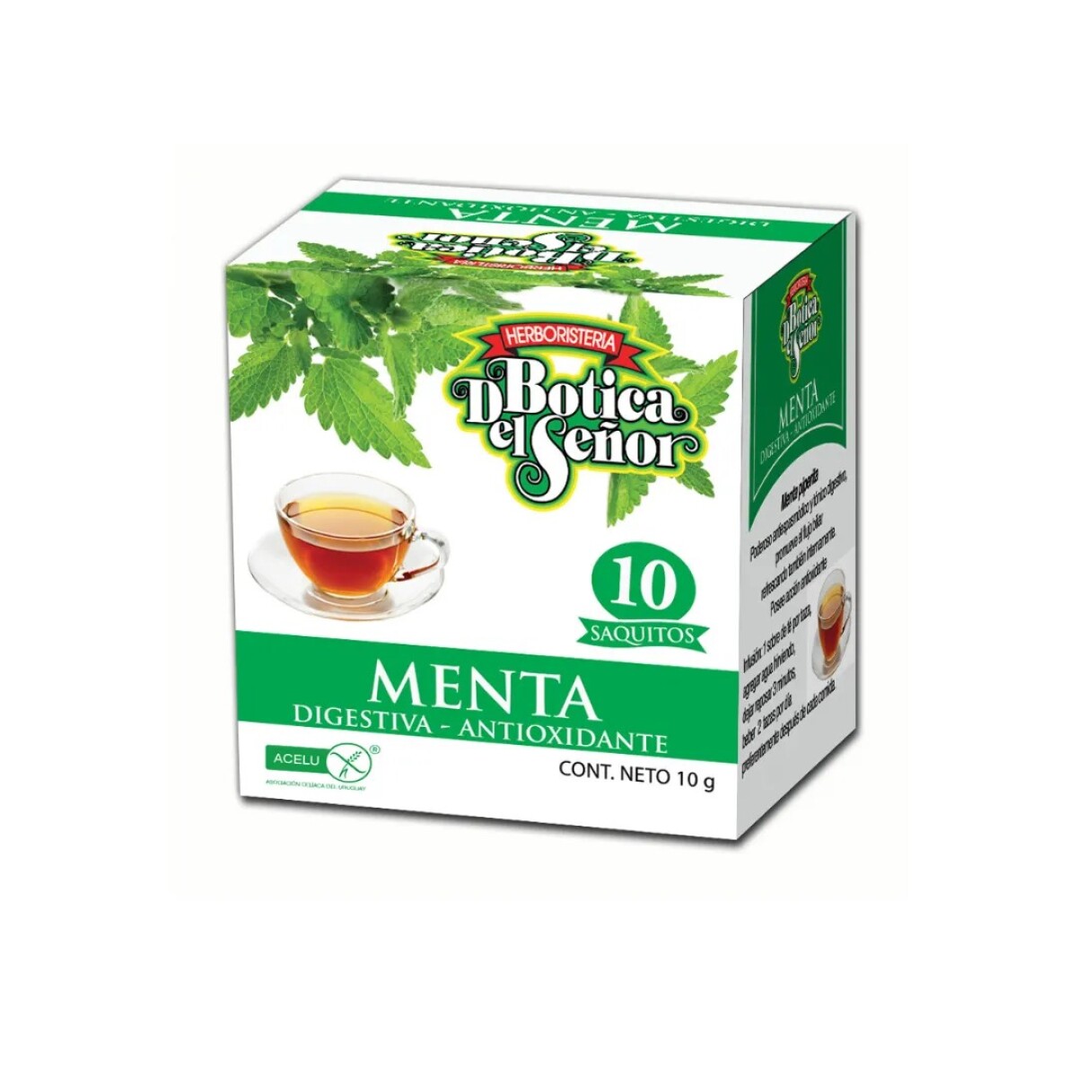 Menta x10 saquitos – La Botica del Señor 