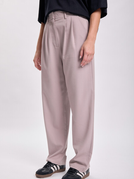 Pantalón vestir carrot Visón