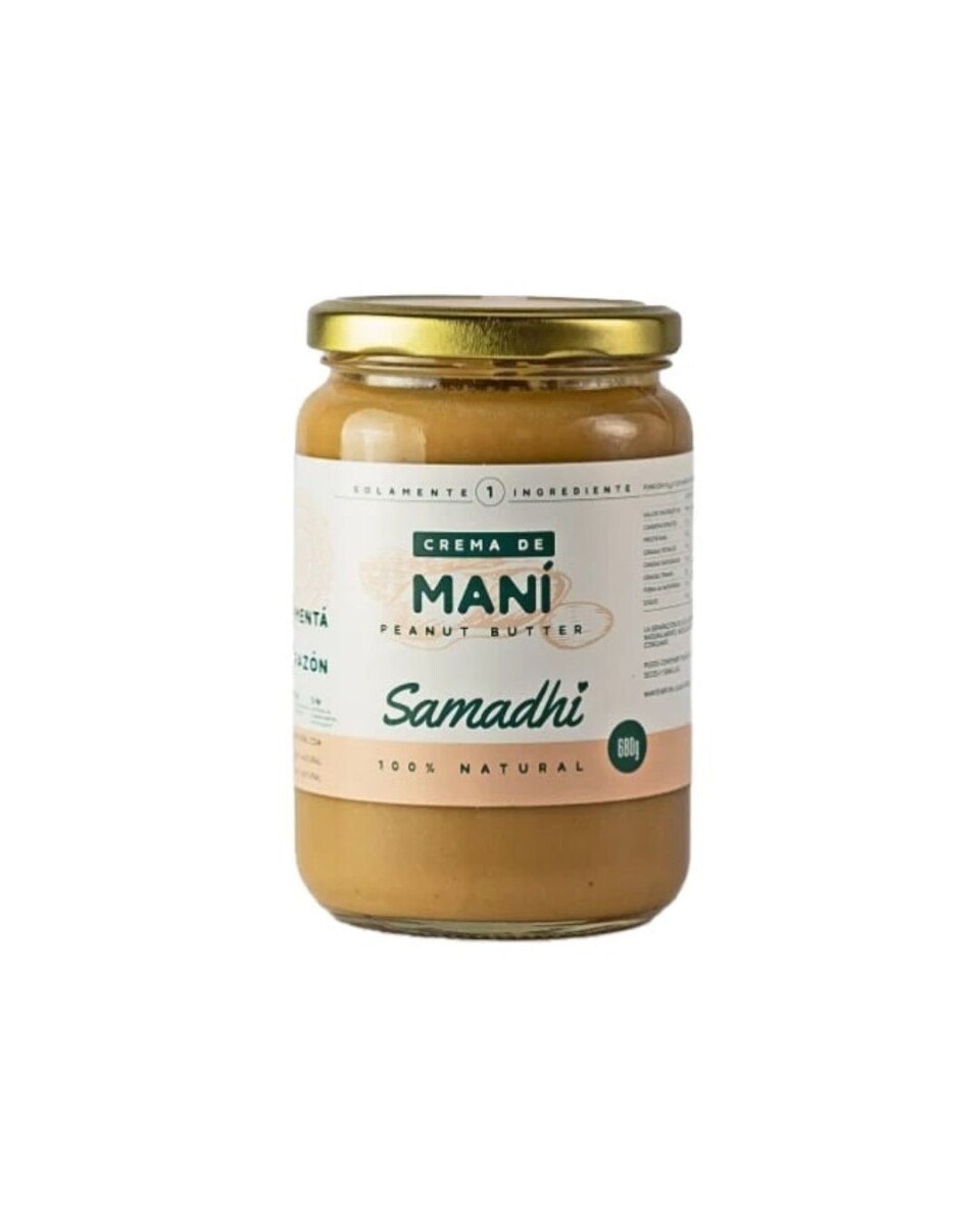 Crema de Maní Clásica 680g Samadhi 