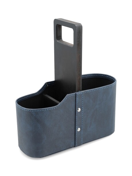 Matera de Auto en Madera Azul