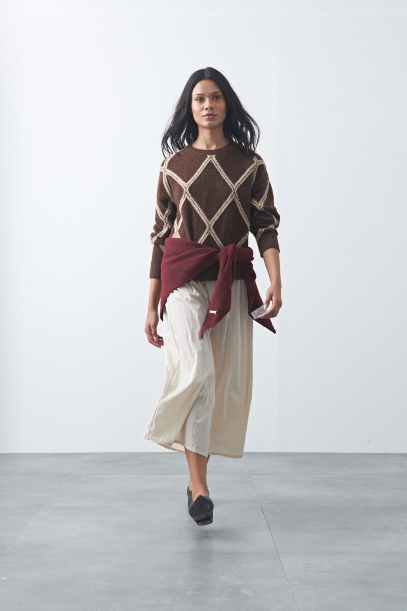 SWEATER LITAS Marrón oscuro