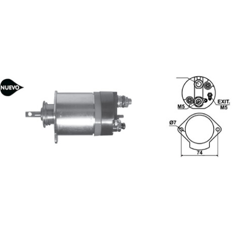 AUTOMATICO DE ARRANQUE - SOLENOIDE CORTO 12V D.REMY 5MT GM C10 LC AUTOMATICO DE ARRANQUE - SOLENOIDE CORTO 12V D.REMY 5MT GM C10 LC