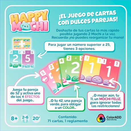 Juego de Mesa Asmodee Happy Mochi +8 001