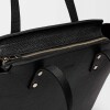 Shopper Menorca En Cuero Graneado Negro