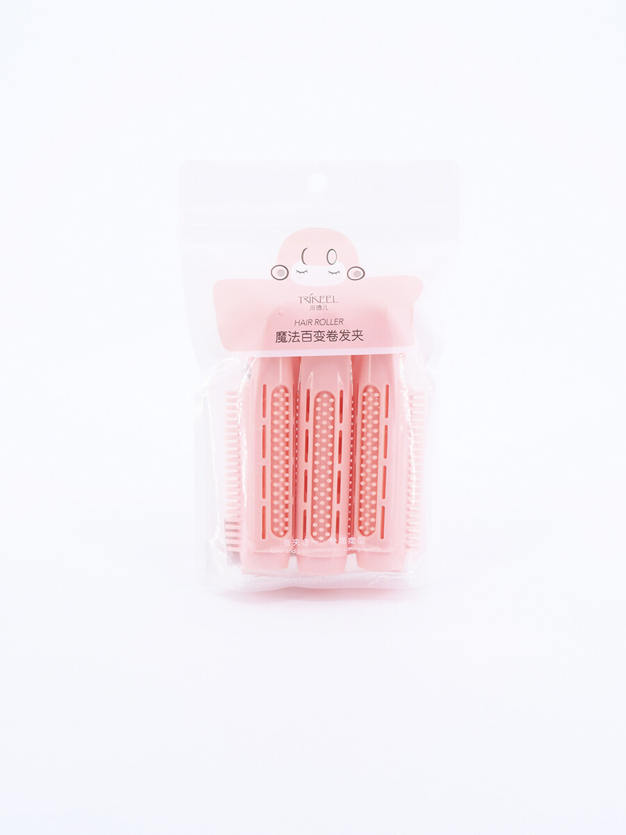 SET PARA RULOS - ROSADO 