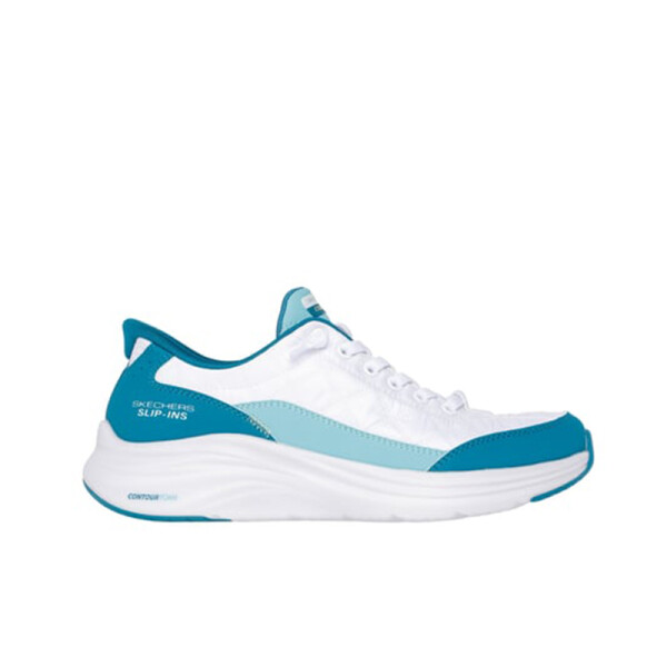 Championes Slip-Ins: Contour Foam - Cozy Fit Blanco