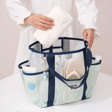 Bolso Playa Tote con Compartimentos Verde