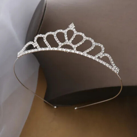Coronita de Metal Plateada
