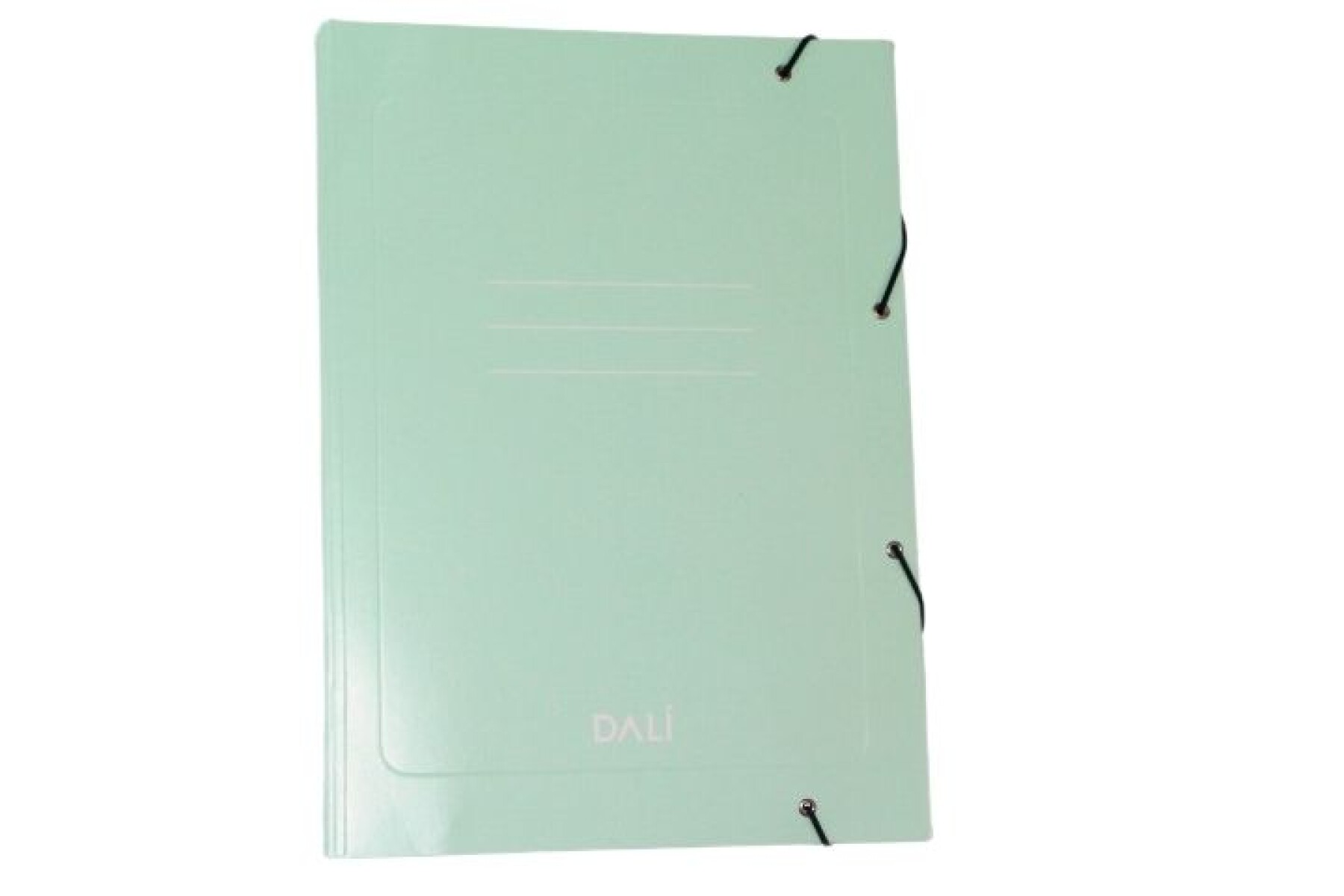 CARPETA DALI CON ELASTICO TAMAÑO OFICIO COLORES PASTELES - COLOR VERDE 