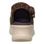 Zuecos Delray Clog Suede - Mujer Brown Leopard