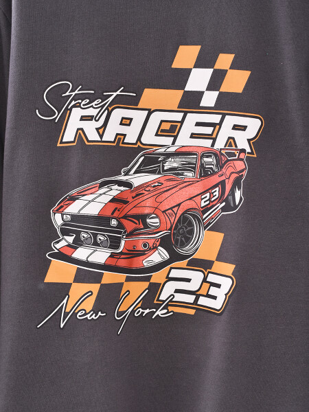 REMERA MARCOS GRIS OSCURO