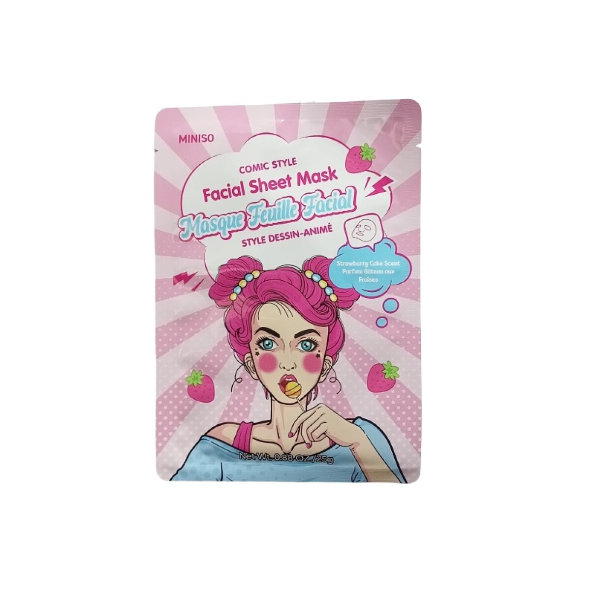 Mascarilla hidratante comic - frutilla 