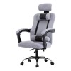 Silla Ejecutiva Lumax Wynn Ergonómica Con Asiento Respaldo Y Reposabrazos Acolchados Gris