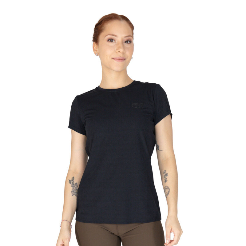TSHIRT FEM NYL/SPX EVERLAST BLEND BK W6 S BK
