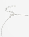 Cadena Corta con Dije Metal Cadena Corazón Plata 925 - Plateado