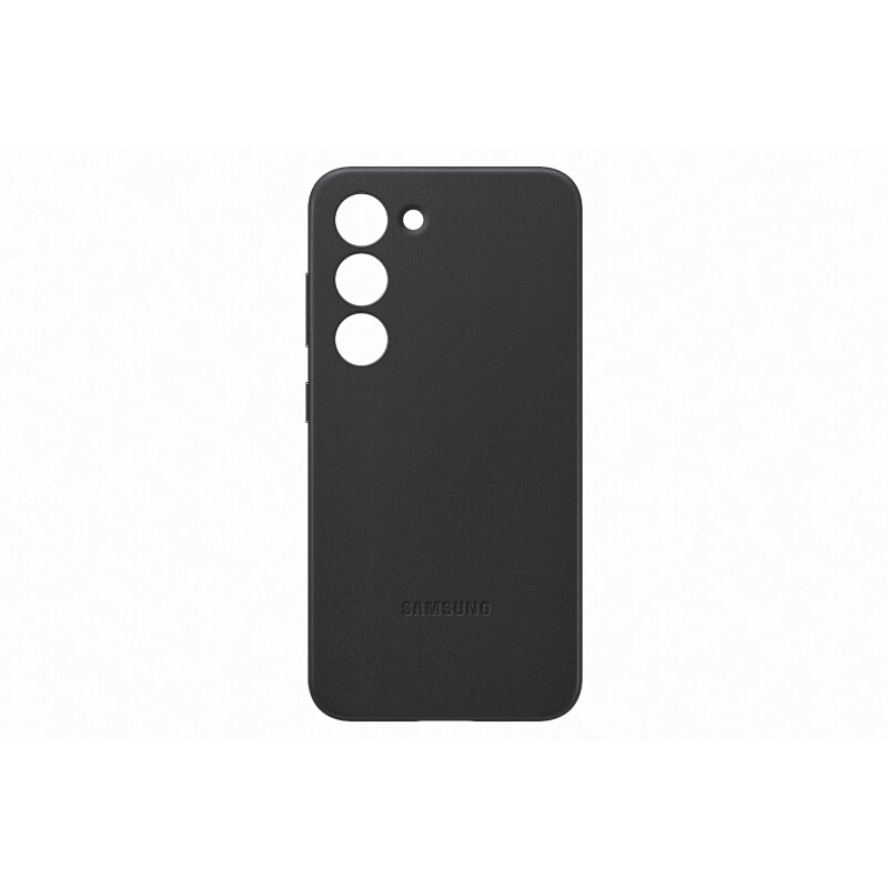 Galaxy S23 Plus Leather Cover Black