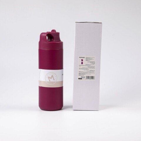 BOTELLA TÉRMICA CON SORBETE (550 ML / ROJO) BOTELLA TÉRMICA CON SORBETE (550 ML / ROJO)