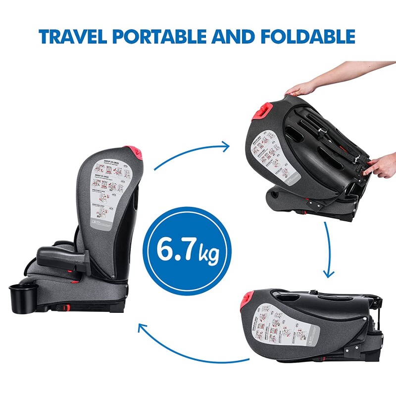Booster Smart Fix plegable Bebesit - Negro Booster Smart Fix plegable Bebesit - Negro