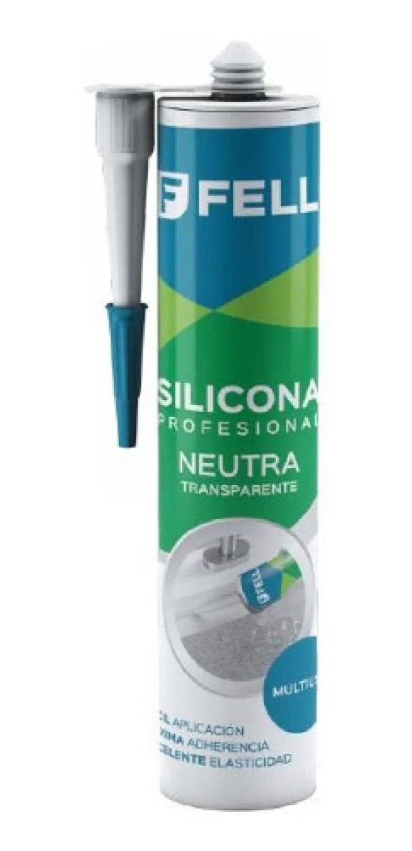 Silicona Fell Neutra Negra 406gr 