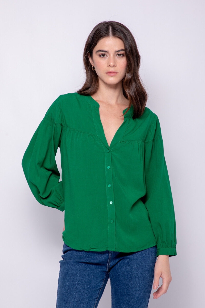 CAMISA AITANA Verde Esmeralda