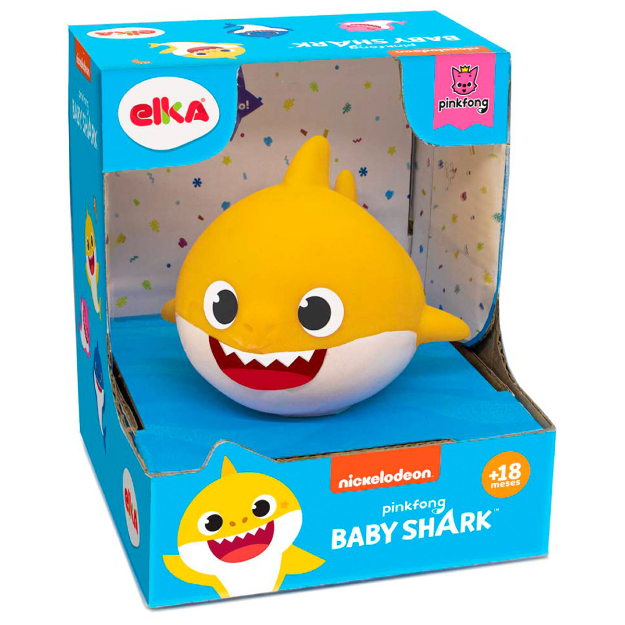 Baby Shark Muneco De Goma 15cm Bebe Tiburon Original El Rey del entretenimiento