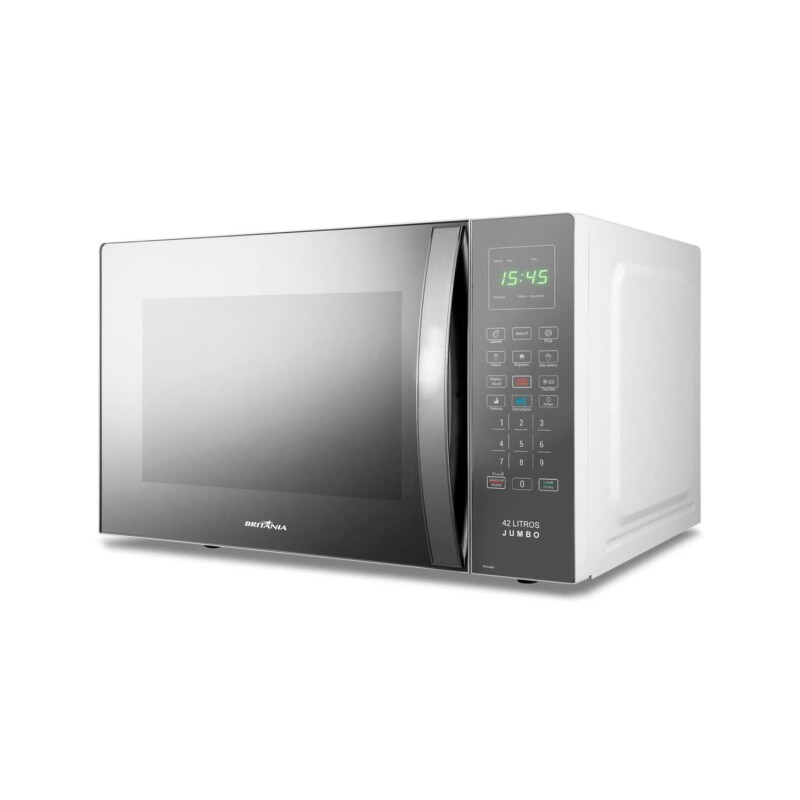 Microondas con puerta espejada 42 Lts. Britania Microondas con puerta espejada 42 Lts. Britania