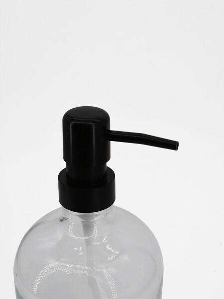 DISPENSADOR DE JABON VIDRIO TRANSPARENTE
