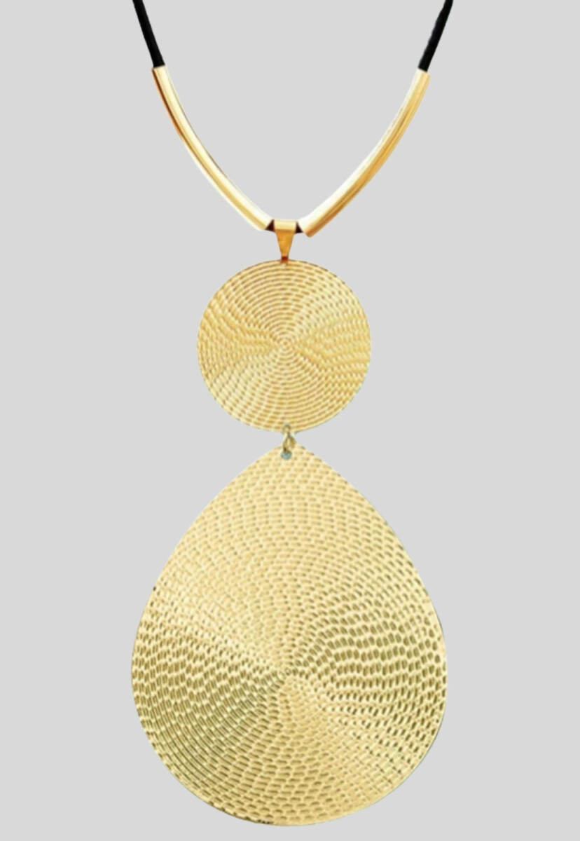 COLGANTE METAL - DORADO 