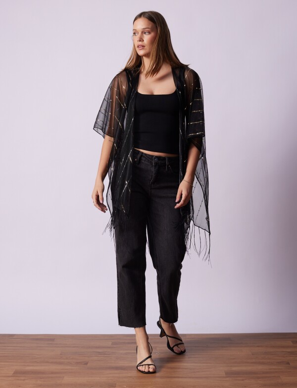 Kimono Night NEGRO/DORADO