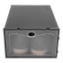 Caja Zapatos Zapatera Transparente Organizador Apilable Color Variante Negro